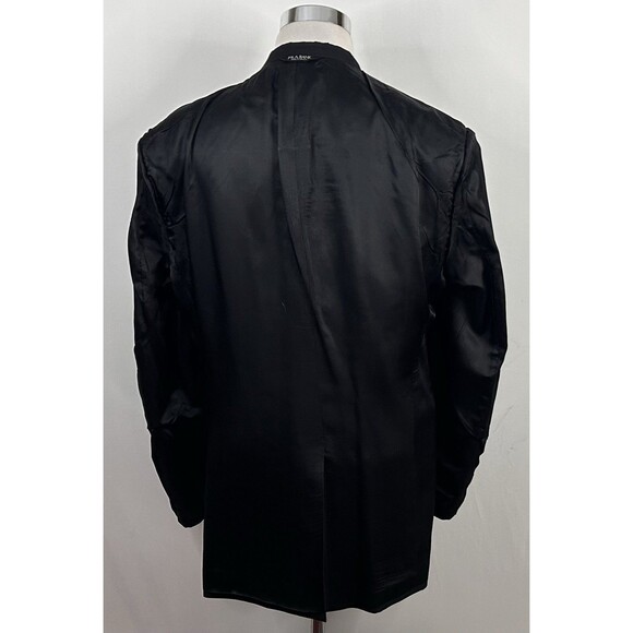 Jos A Bank 48L Tuxedo Jacket 100% Wool Black One Button Lined Vented Formal - Picture 8 of 8